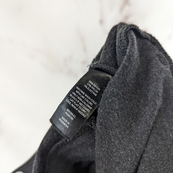 Betabrand Pant Womens XS X 30 Gray Mid Rise Straight Leg Heathered Reg - Picture 10 of 12